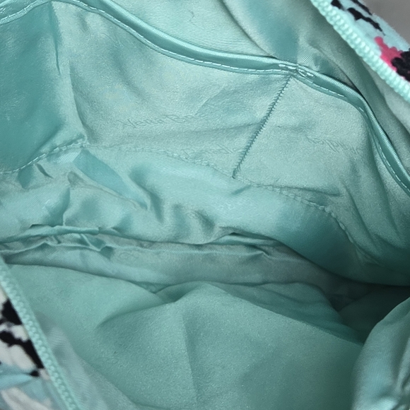 Vera Bradley Crossbody Bag Boho Teal Multicolor Quilted Purse - Picture 7 of 8